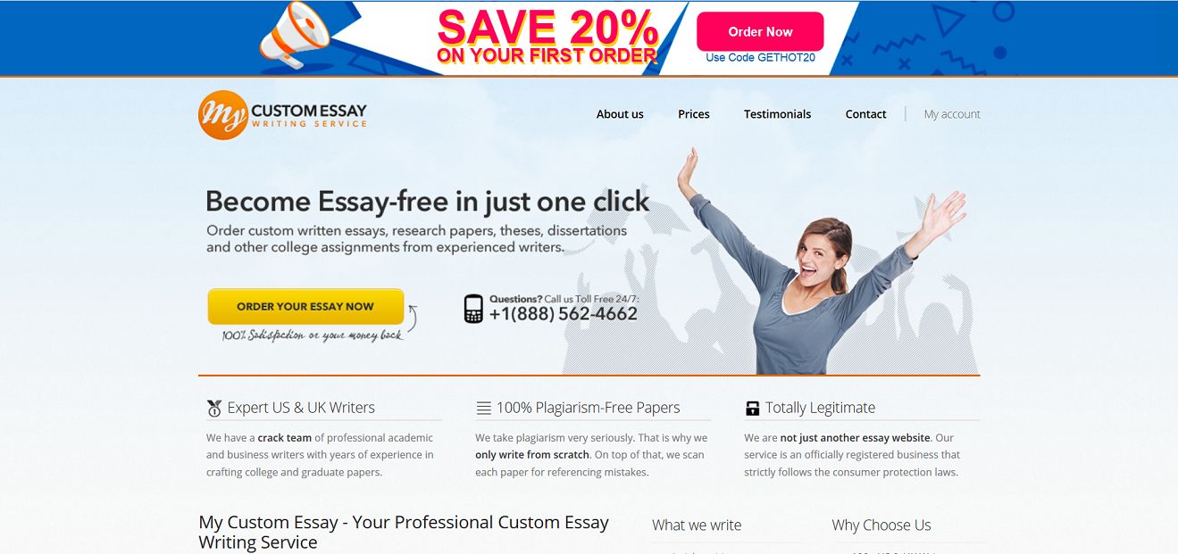 It's All About college essay writing service